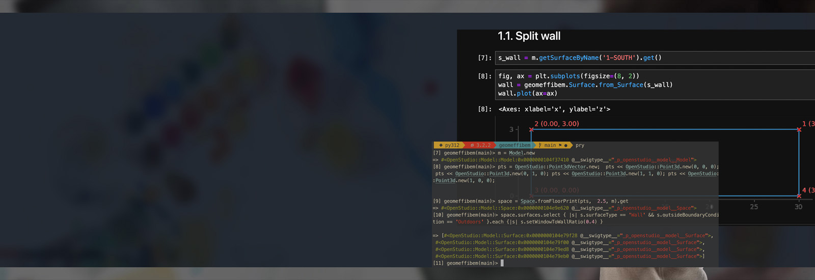 EffiBEM software workflow